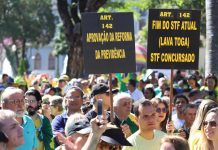 Atos da extrema direita defendem Moro e todo reacionarismo do governo