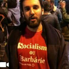 Luciano Mathias a Socialismo ou Barbárie direto da Paulista