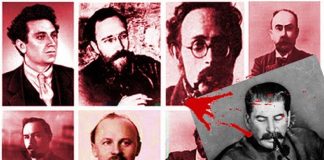 A velha guarda bolchevique no banco dos réus