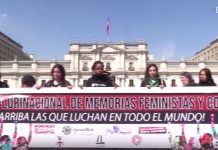 Abraço internacionalista das Vermelhas às mulheres e trabalhadores do Chile