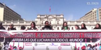 Abraço internacionalista das Vermelhas às mulheres e trabalhadores do Chile