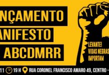 Manifesto Nossas vidas importam no mês da Consciência Negra