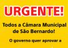 Prefeito de São Bernardo quer impor reforma da previdência municipal