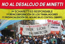 TODO APOIO AOS TRABALHADORES DO MOINHO MINETTI!