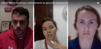 Live – Assista a reprodução do DebateWeb “Coronavírus e enfrentamento ao genocídio bolsonarista”
