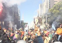 A vitoriosa jornada internacional de lutas dos entregadores