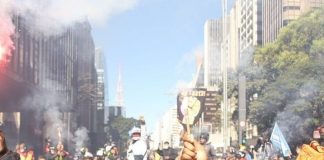 A vitoriosa jornada internacional de lutas dos entregadores