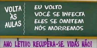 Retorno das aulas presenciais somente com vacina para toda população
