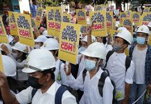 Rebelião operária e juvenil em Mianmar