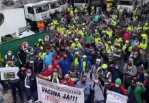 “Sem vacina, sem coleta”