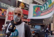 Os trabalhadores de App Delivery exigem o reconhecimento de seu sindicato