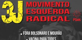 Movimento Esquerda Radical convoca 3J
