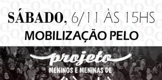 Todo apoio ao Projeto Meninos e Meninas de Rua