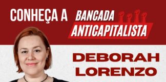Conheça os integrantes da Bancada Anticapitalista: Deborah Lorenzo