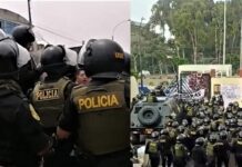 Peru: selvagem repressão golpista na Universidad Mayor de San Marcos