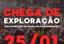 Chega de exploração!