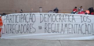 Greve dos entregadores em Diadema