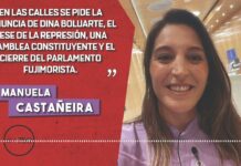 Manuela Castañeria, do Peru: “nas ruas estão exigindo a renúncia de Dina Boluarte”