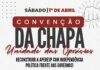 Venham todes à Convenção da Chapa Unidade das Oposições!
