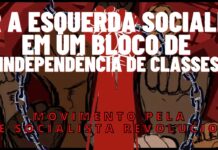 Apoie a construção do Movimento Pela Frente Socialista Revolucionária