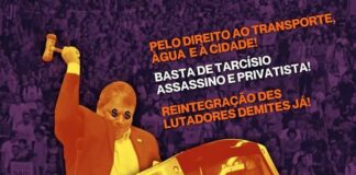 📢R$5,00 É ROUBO! PELO DIREITO AO TRANSPORTE, ÁGUA E À CIDADE!🔥