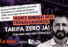 Tarifa zero já! Ricardo Nunes inimigo dos trabalhadores!