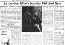 Crônica de uma entrevista com Karl Marx (1880)