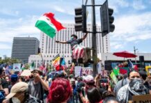 Protestos massivos nos EUA