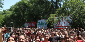 Enorme 6º Acampamento Internacional da Juventude Anticapitalista Já Basta!