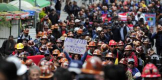 A Greve Geral na Bolívia questiona o governo Paz