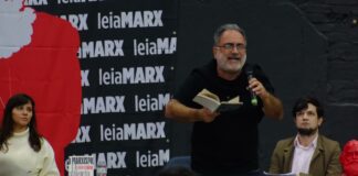Roberto Sáenz na “festa de aniversário do Marx” no Brasil